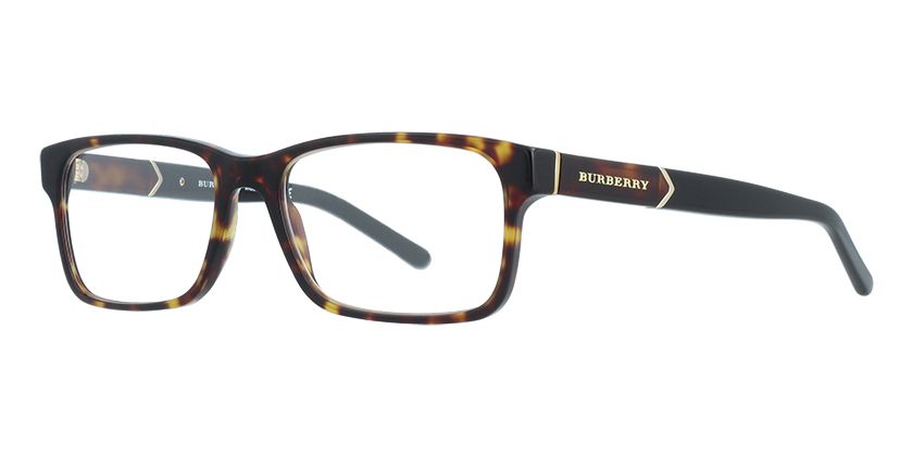 Burberry B2150 Rectangle Prescription Full rim Plastic Eyeglasses for Men Glasses Gallery