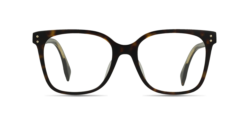 Fendi FE50004I Square Prescription Full rim Plastic Eyeglasses for Women Glasses Gallery