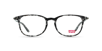 Glasses Levis LV 1040 Silver Wine Red Rectangular Frames