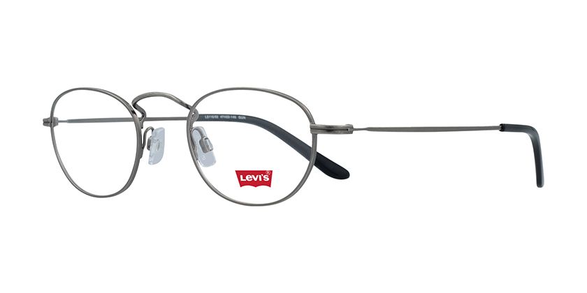 Glasses Levis LV 1040 Silver Wine Red Rectangular Frames