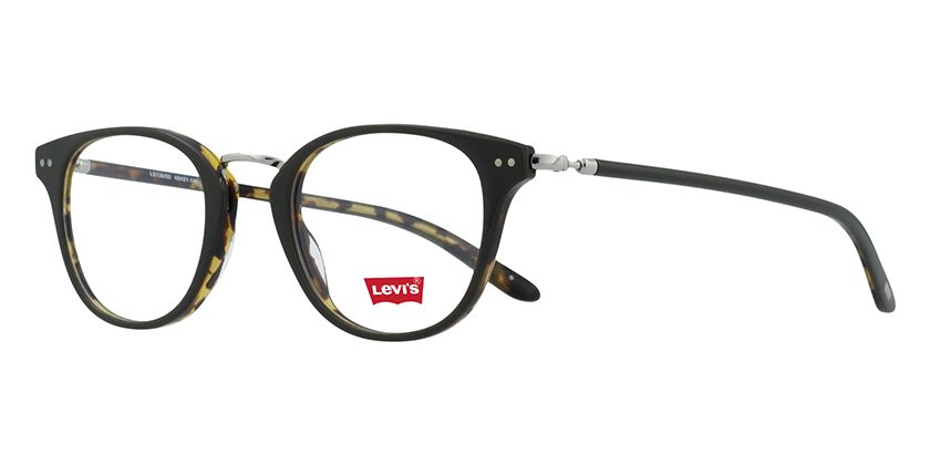 LEVI's LV 1005 HAM Eyeglasses Transparent Yellow Frame 50mm