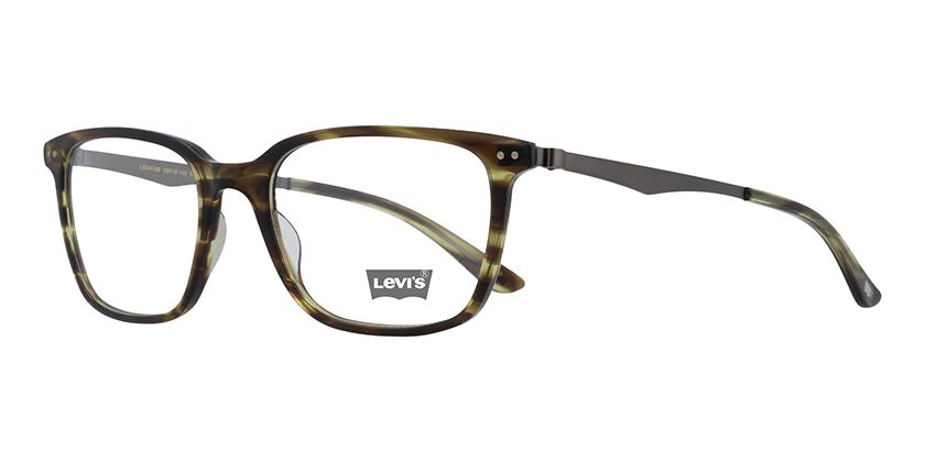  Levi's Men's LV 1029 Round Prescription Eyewear Frames,  Green/Demo Lens, 48 mm, 24mm : Clothing, Shoes & Jewelry