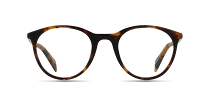 Levi's Unisex Eyeglasses - Clear Demo Lens Champagne Round Frame