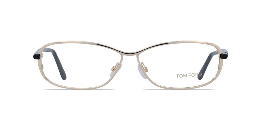 Tom Ford TF5161 Rectangle Prescription Full rim Metal Eyeglasses for Women  | Glasses Gallery