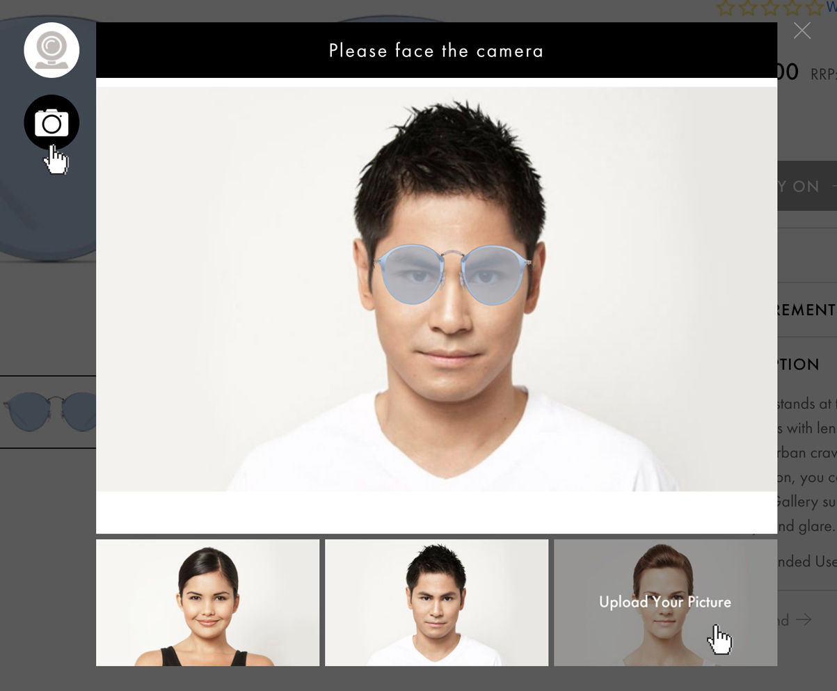 Virtual Try On Glasses, Sunglasses & Glasses Frames Online